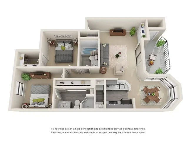 Unit W1610 W1610 floor plan